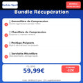 Bundle Récupération & Protection - Genouillère + Chevillère + Poignets + Serviette
